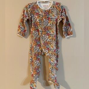 magnetic me Floral Footed One-Piece in Multi 12-18 months